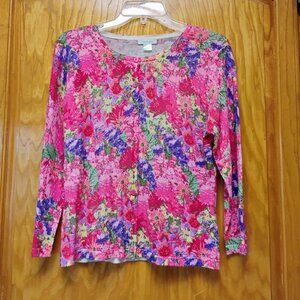 Gorgeous Garnet Hill 100% Merino wool cardigan sweater size S to M